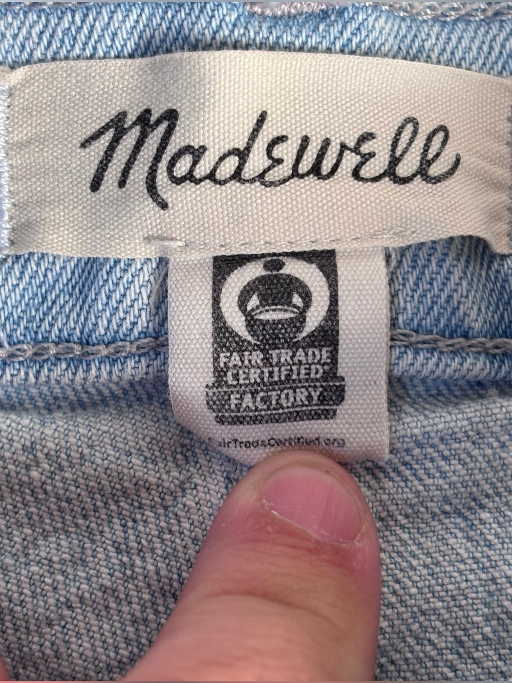 Madewell Light Blue Wide-Leg Jeans - Picture 2 of 10